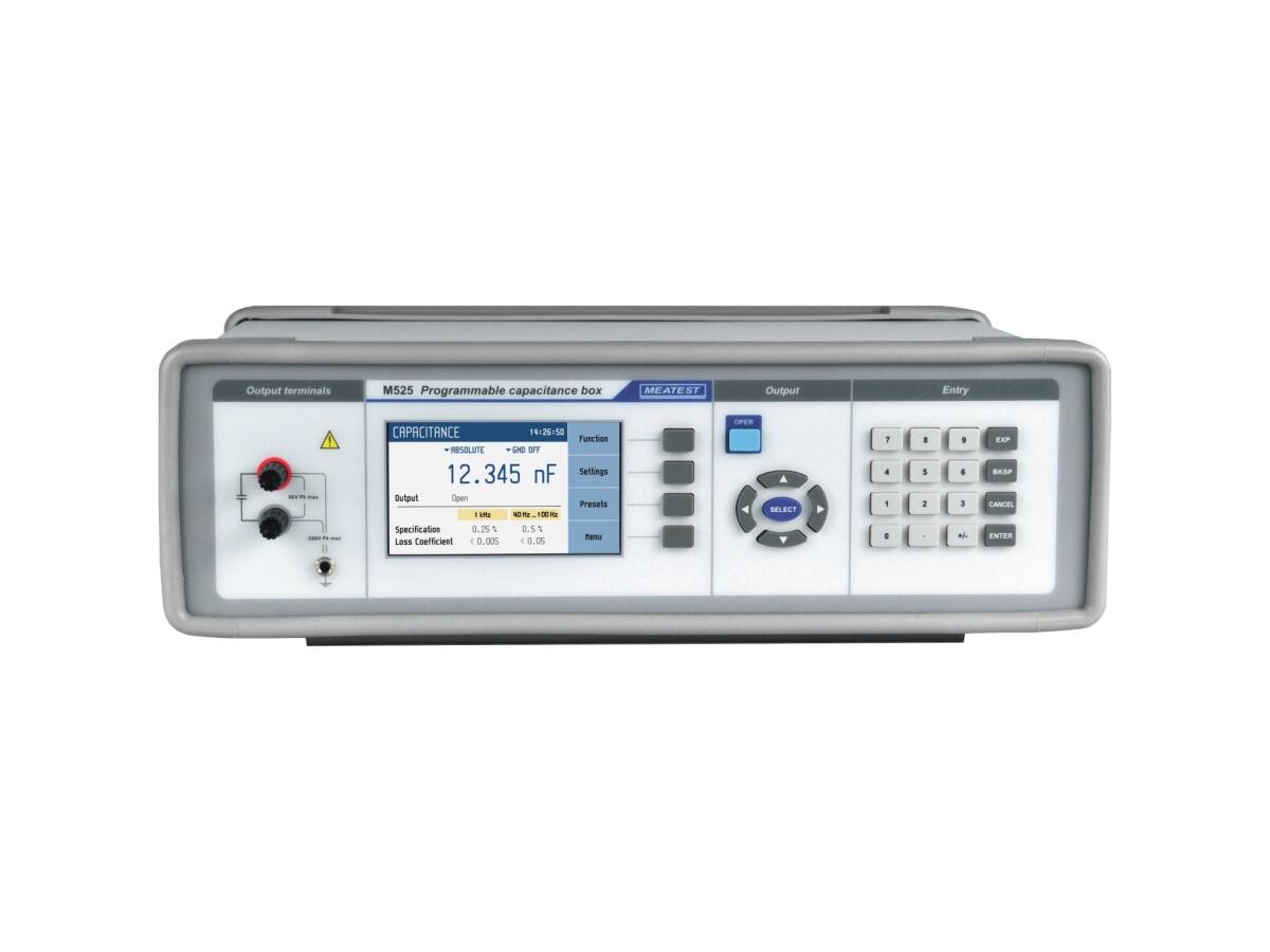 Meatest - M525 Programmable Capacitance Decade Meatest - M525 Programmable Capacitance Decade