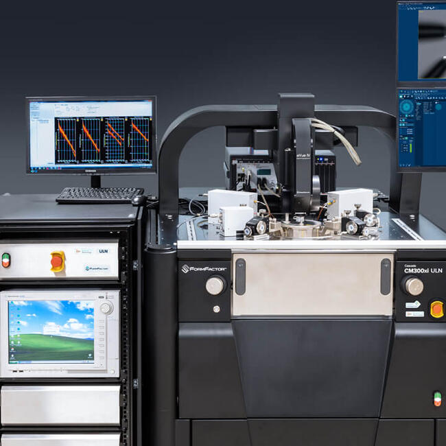 FormFactor - Cascade IMS-K-LFN - Integrated system with Keysight A-LFNA for 1/f flicker noise, RTN, phase noise, device characterization, and other low-frequency noise measurements FormFactor - Cascade IMS-K-LFN - Integrated system with Keysight A-LFNA for 1/f flicker noise, RTN, phase noise, device characterization, and other low-frequency noise measurements