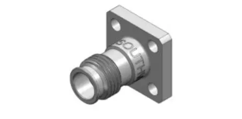 1.35 mm (E) Jack (Female) 4 Hole .375 Square