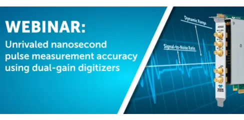 Teledyne LeCroy webinar unrivaled nanosecond pulse measurement accuracy dual gain digitizers