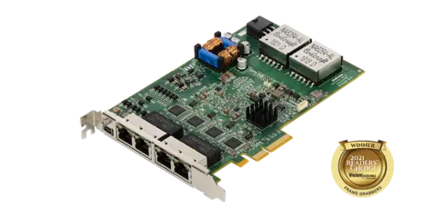 Matrox Imaging - Concord PoE Multi-port Gigabit Ethernet adaptors with PoE for GigE Vision